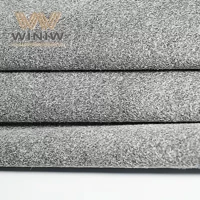 Grey Micro Suede Alcantara Fabric Synthetic Ultra Suede Leather Gloves Making Material