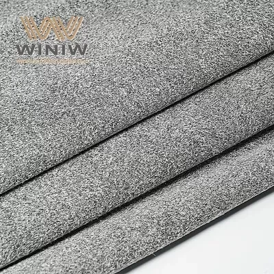 Grey Micro Suede Alcantara Fabric Synthetic Ultra Suede Leather Gloves Making Material