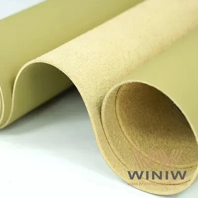 Avtoulov qoplamasi uchun sintetik mikrofiber faux teridan xakamlangan