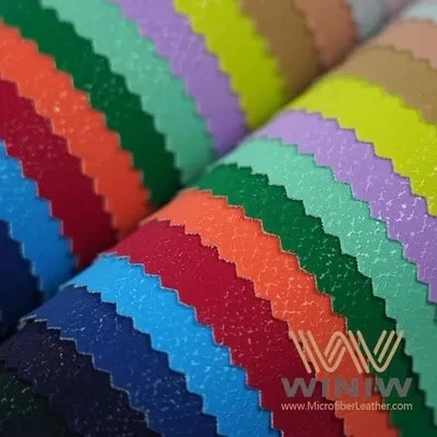 Solvent DMF Free PU Synthetic Leather Artificial Sheet For Garments